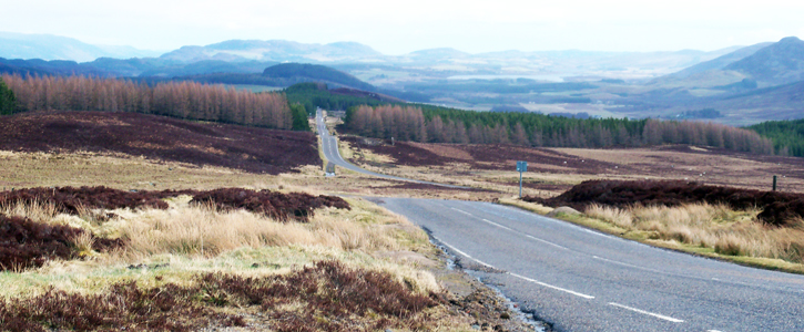 The road near Inverness