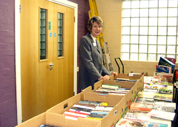 AU3A bookstall at 
The Ashwood Centre
