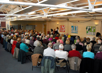 The Ashwood Centre - 
main conference hall - 
November 2008 meeting