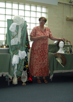 'Rags to Riches - a Wardrobe Mistress' Tale' - a talk by Judy Colby - July 2010 meeting
